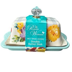 The Pioneer Woman Floral Double Butter Dish - Multicolor